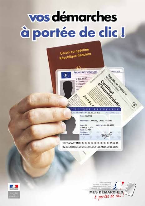 Vos démarches à portée de clic — passeport, carte d'identité, immatriculation et permis